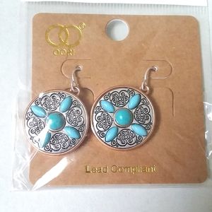 Western Dance Two Tone Earrings